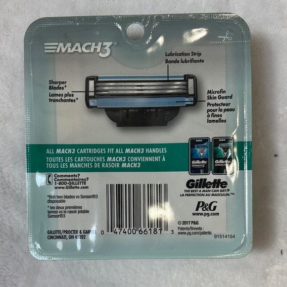 Gillette Mach3 Razor Blades - Blue - Picture 2 of 2